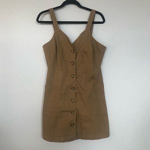 Designer Lab Brown Button Up Dress